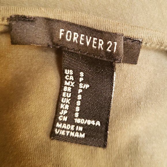Forever 21 | Army Green Tank Top - Picture 2 of 7